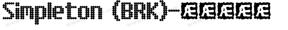 Simpleton (BRK)字体转换